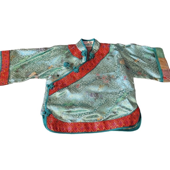 Asian Child's Kimono Type Outfit, Beijing Princess Qirao Sz L (probably small US - Picture 2 of 12